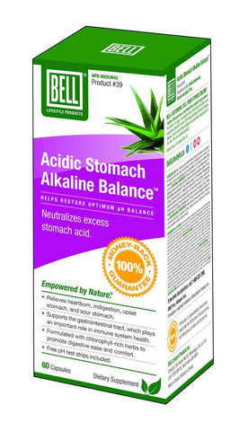 Acidic Stomach Alkaline Balance - 60vcaps - Bell - Health & Body Nutrition 