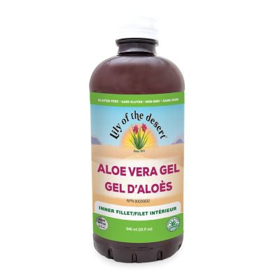 Aloe Vera Gel Inner Fillet - 946ml - Lily Of The Desert - Health & Body Nutrition 
