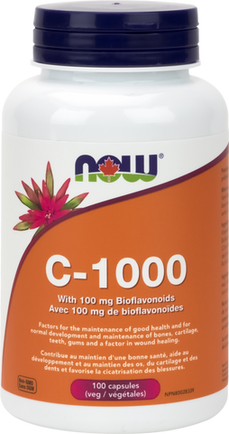 C-1000 With 100mg Bioflavonoids - 100vcaps - Now - Health & Body Nutrition 