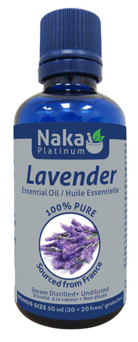 Lavender Essential Oil - 50ml - Naka - Health & Body Nutrition 