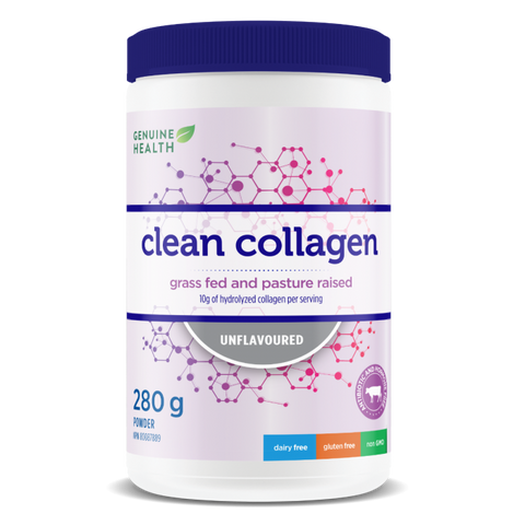 Clean Collagen - Bovine Unflavoured 280g - Genuine Health - Health & Body Nutrition 