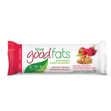 Suzie’s Good Fats - Peanut Butter And Jam - Box of 12 Bars - Health & Body Nutrition 