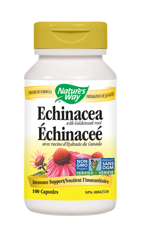 Echinacea With Goldenseal Root - 100caps - Nature’s Way - Health & Body Nutrition 