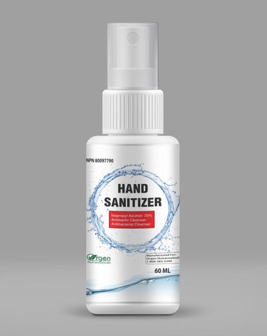Hand Sanitizer Spray 70% Alcohol - Orgen - 60ml - Health & Body Nutrition 