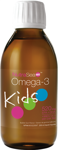 NutraSea Omega-3 Kids Bubblegum - 200ml - Nature’s Way - Health & Body Nutrition 