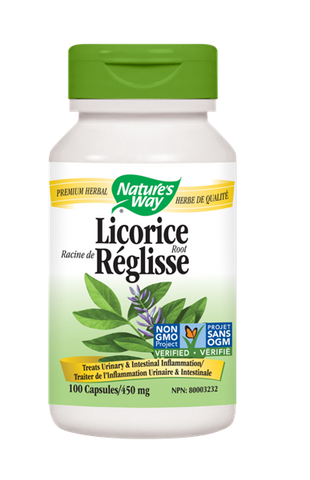 Licorice Root 450mg - 100caps - Nature’s Way - Health & Body Nutrition 