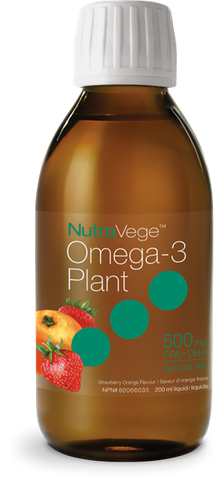 NutraVege™ Omeg-3 Plant 200ml - Strawberry Orange - Health & Body Nutrition 