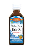 The Very Finest Fish Oil 800mg EPA 500mg DHA - Orange Flavoured - 500ml - Carlson - Health & Body Nutrition 