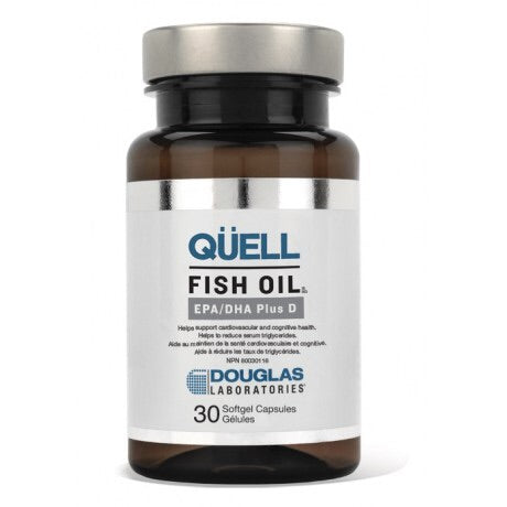 QÜELL Fish Oil EPA/DHA Plus D - 30gels - Douglas Labratories - Health & Body Nutrition 