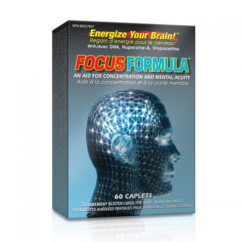 Focus Formula - 60caps - NuLife - Health & Body Nutrition 