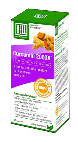 Curcumin 2000x - 90vcaps - Bell - Health & Body Nutrition 