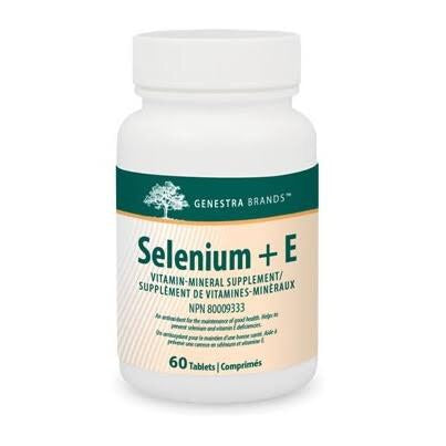 Selenium + E - 60vcaps - Genestra - Health & Body Nutrition 