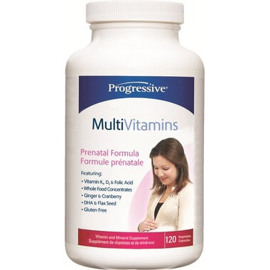 MultiVitamins PreNatal - 120vcaps - Progressive - Health & Body Nutrition 