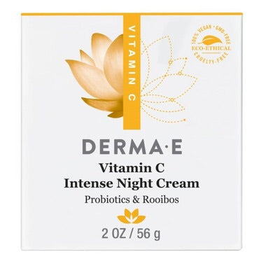 Vitamin C Intense Night Cream - 56g - Derma E - Health & Body Nutrition 