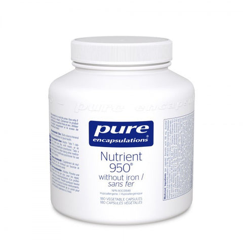 Nutrient 950 Without Iron - 180vcaps - Pure Encapsulations - Health & Body Nutrition 