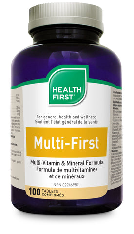 Multi-First With Iron - 100tabs - Health First - Health & Body Nutrition 
