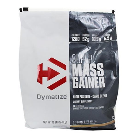 Super Mass Gainer - 12lbs - Dymatize - Health & Body Nutrition 