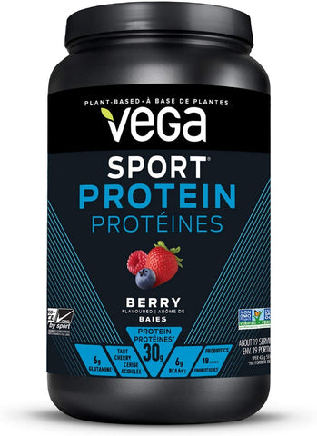 Vega Sport Performance Protein - Berry 801g - Vega - Health & Body Nutrition 