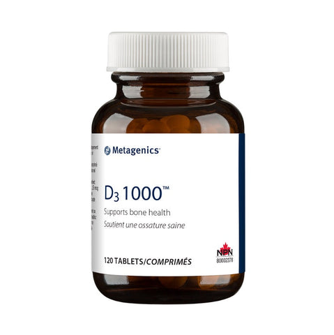 D3 1000 - 120tabs - Metagenics - Health & Body Nutrition 