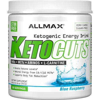 Keto Cuts - Blue Raspberry 240g - Allmax - Health & Body Nutrition 