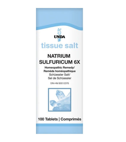 Natrium Sulfuricum 6x - 100tabs - Unda - Health & Body Nutrition 