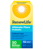 Ultimate Flora Critical Care 50 billion Bonus Size -72 caps - Renew Life - Health & Body Nutrition 