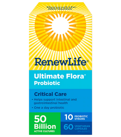 Ultimate Flora Critical Care 50 billion Bonus Size -72 caps - Renew Life - Health & Body Nutrition 