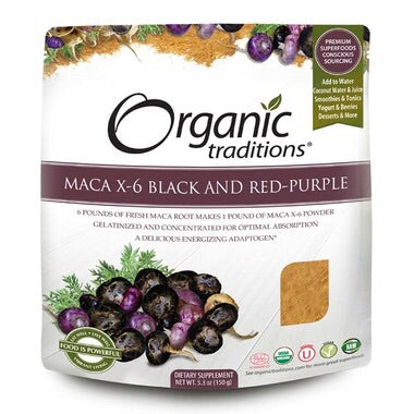 Organic Traditions Maca X-6 Powder 6:1 - 150g -Organic Traditions - Health & Body Nutrition 
