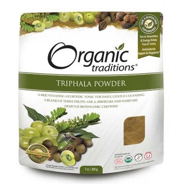 Triphala Powder - 200g - Organic Traditions - Health & Body Nutrition 