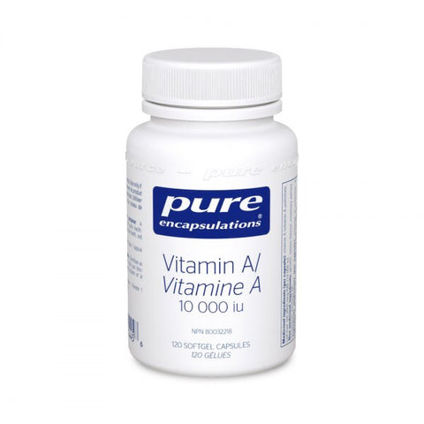 Vitamin A 10 000 IU - 120gels - Pure Encapsulations - Health & Body Nutrition 