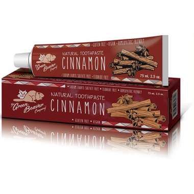 Natural Toothpaste - Cinnamon - 75ml - Green Beaver - Health & Body Nutrition 