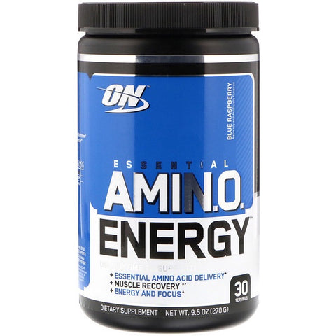 Essential Amin.o. Energy - Blue Raspberry 30servings - Optimum Nutrition - Health & Body Nutrition 