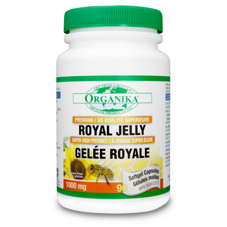Royal Jelly 1000mg - 90gels - Organika - Health & Body Nutrition 