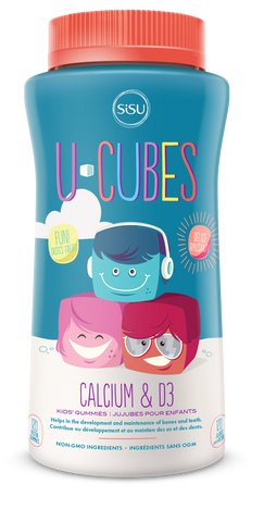 U-Cubes Calcium & D3 - 120gummies - Sisu - Health & Body Nutrition 