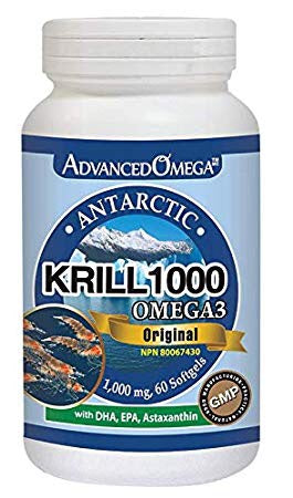 Krill Oil 1000mg- Advanced Omega - 60 softgels - Health & Body Nutrition 