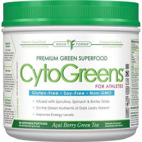Cytogreens -  60 servings - Açai Berry Green Tea - Health & Body Nutrition 