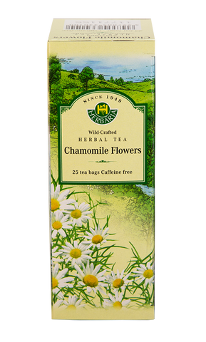 Chamomile Flowers Herbal Tea - 25bags - Herbaria - Health & Body Nutrition 