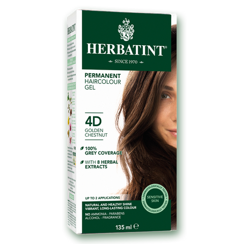 Herbatint Colour - 4D Golden Chestnut - 135mL - A.Vogel - Health & Body Nutrition 