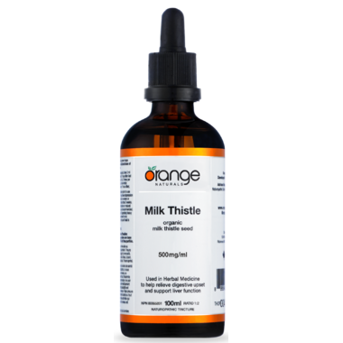 Milk Thistle - 500mg - 100ml - Orange Naturals - Health & Body Nutrition 