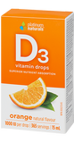 D3 Vitamin Drops - 1000IU - 365 servings - Orange - Platinum Naturals - Health & Body Nutrition 
