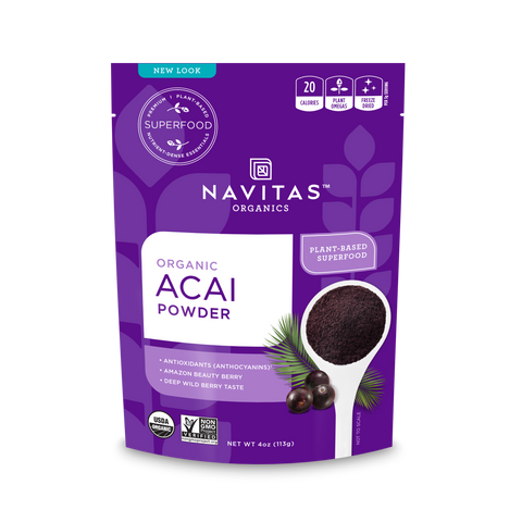 Açai Powder - 113g - Navitas Organics - Health & Body Nutrition 