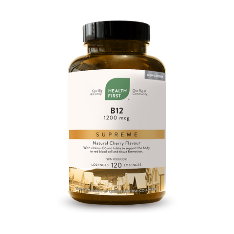 B12 Supreme 1200mcg - 120Lozenges - Health First - Health & Body Nutrition 