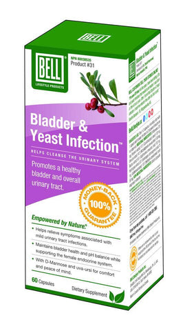 Bladder & Yeast Infection - 60vcaps - Bell - Health & Body Nutrition 