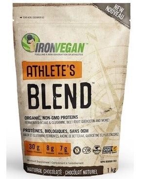 Athletes Blend - Chocolate 1kg - Iron Vegan - Health & Body Nutrition 