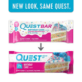 Quest Protein Bars Birthday Cake - Box of 12 Bars - Health & Body Nutrition 