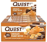 Quest Protein Bars Chocolate Peanut Butter - Box of 12 Bars - Health & Body Nutrition 