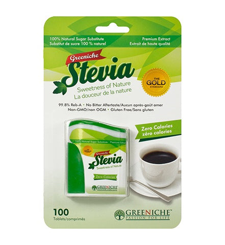 Stevia Tablets - 100tabs - Greeniche - Health & Body Nutrition 