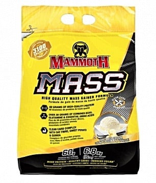 Mass Gainer - Vanilla 15lbs - Mammoth Mass - Health & Body Nutrition 
