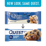 Quest Protein Bars Blueberry Muffin - Box of 12 Bars - Health & Body Nutrition 