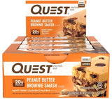 Quest Protein Bars Peanut Butter Brownie Smash - Box of 12 Bars - Health & Body Nutrition 